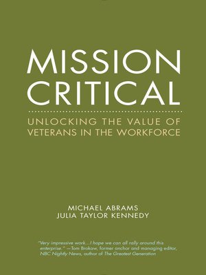 cover image of Mission Critical